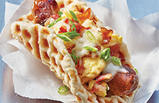 Loaded Chorizo Waffle Dog