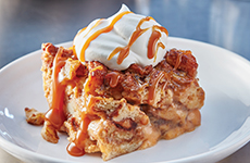 Pumpkin Cinnamon Roll Bread Pudding