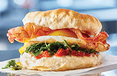Southern Harissa Bacon Egg & Cheese Sandwich
