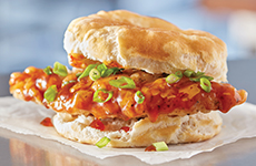 Szechwan Chicken Biscuit Sandwich
